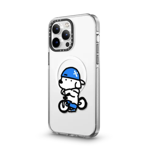 mini JOHN (Cycling) | iPhone 14 Pro Max / Impact Clear Case MagSafe Compatible / Clear | Image 2