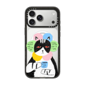 This Cat Dislikes People | iPhone 17 Pro Max / Impact Case MagSafe Compatible / Black | Image 1