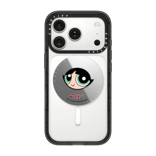 The Powerpuff Girls Buttercup Snappy Grip Stand | Snappy Grip Stand / Snappy Mirror Grip Stand MagSafe Compatible / Silver | Image 1