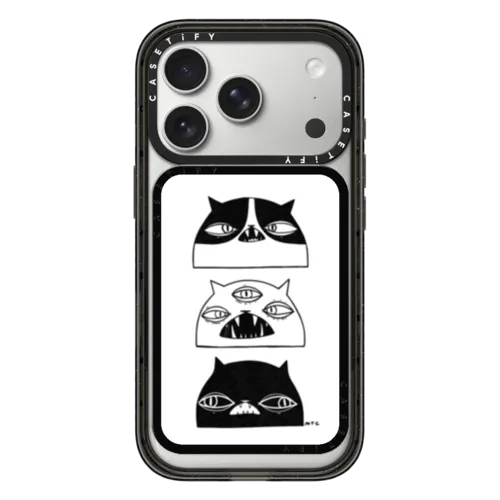 Stack Cats | Snappy Cardholder Stand / Snappy Cardholder Stand MagSafe Compatible / Black | Image 1