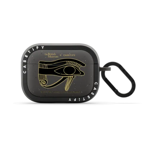 The Amulet Case - The Eye of Horus Earbuds Case | AirPods Pro 2 / Earbuds Bounce Case / Matte Charcoal | Image 1