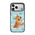 Ice lolly cat | iPhone 17 Pro Max / Impact Case MagSafe Compatible / Black | Image 1