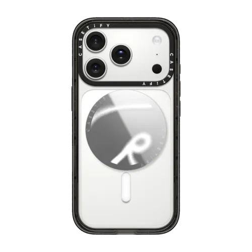 RETEM03 Logo Snappy Grip Stand | Snappy Grip Stand / Snappy Mirror Grip Stand MagSafe Compatible / Silver | Image 1