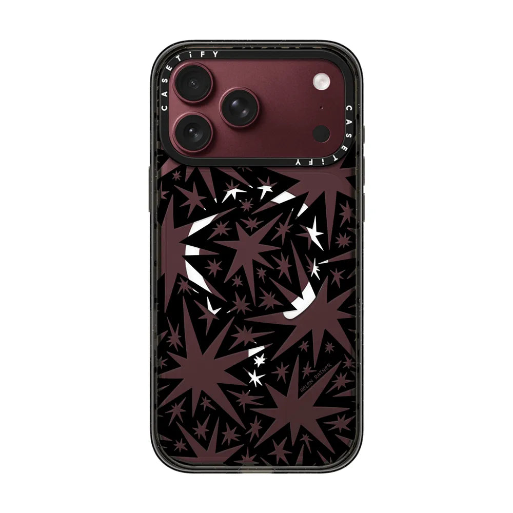 Solar Flair - Black with Cutout Wonky Stars | Image 1