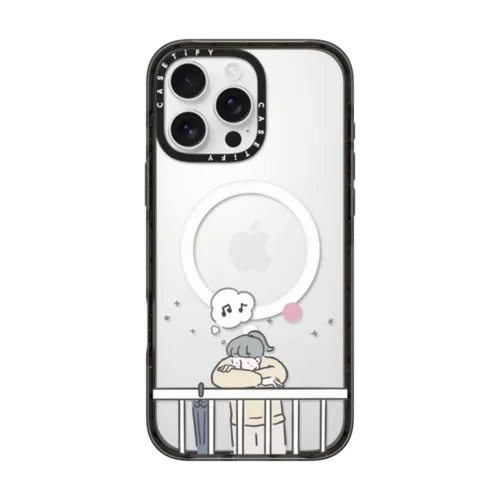Missing Someone Custom 04 by ReenP | iPhone 16 Pro Max / Impact Case MagSafe Compatible / Black | Image 1