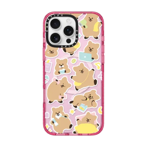 Daily Life KKOTKA | iPhone 16 Pro Max / Impact Case MagSafe Compatible / Pink Fizz | Image 1
