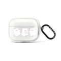 mochi doodles by sleepydaze | AirPods Pro 2 / Earbuds Impact Case / Frost | Image 1