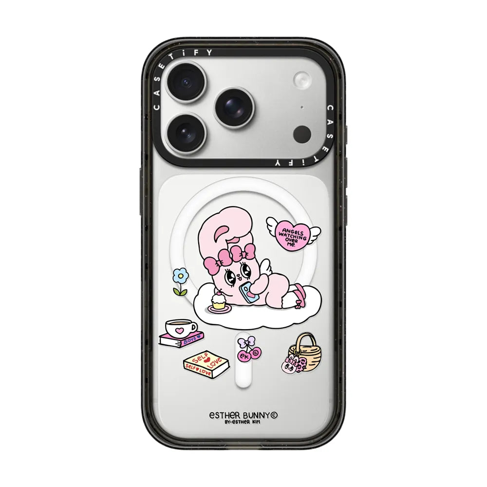 Esther Bunny Loves Me Time Phone Case | Image 1