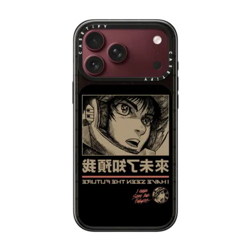I HAVE SEEN THE FUTURE Phone Case - Khaki | iPhone 18 Pro Max / Impact Case MagSafe Compatible - Glossy / Glossy Black | Image 1