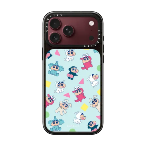 Transforming Shinchan Case | iPhone 18 Pro Max / Impact Case MagSafe Compatible - Glossy / Glossy Black | Image 1