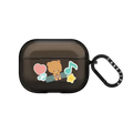 Sticky Mocha | AirPods Pro / Earbuds Impact Case / Black | Image 1