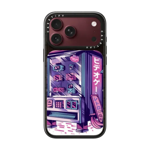 Retro Vending Machine | iPhone 18 Pro Max / Impact Case MagSafe Compatible - Glossy / Glossy Black | Image 1