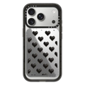 black hearts | Snappy Cardholder Stand / Snappy Mirror Cardholder Stand MagSafe Compatible / Silver | Image 1