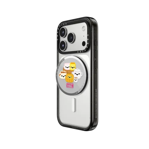 You Are What You Eat Dim Sum | Snappy Grip Stand / Snappy Mirror Grip Stand MagSafe Compatible / Silver | Image 2