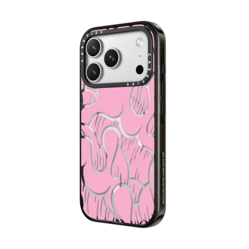 SUPER WAVY (PINK) | iPhone 17 Pro Max / Impact Case MagSafe Compatible / Black | Image 2