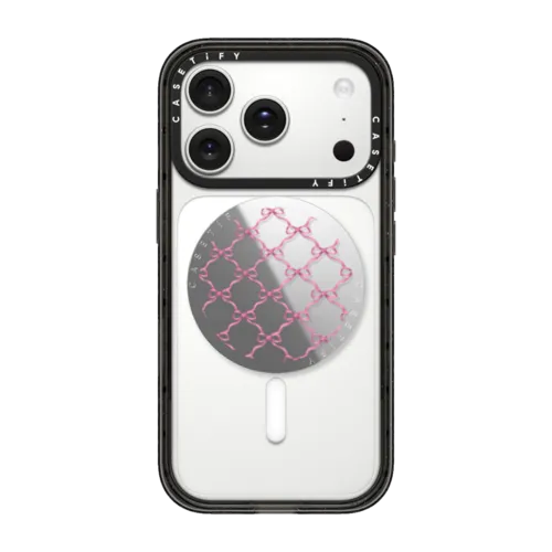 Entwined in Ribbon | Snappy Grip Stand / Snappy Mirror Grip Stand MagSafe Compatible / Silver | Image 1