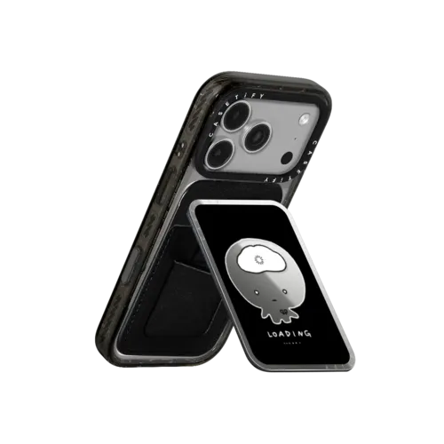 System Crash | Snappy Cardholder Stand / Snappy Mirror Cardholder Stand MagSafe Compatible / Silver | Image 3