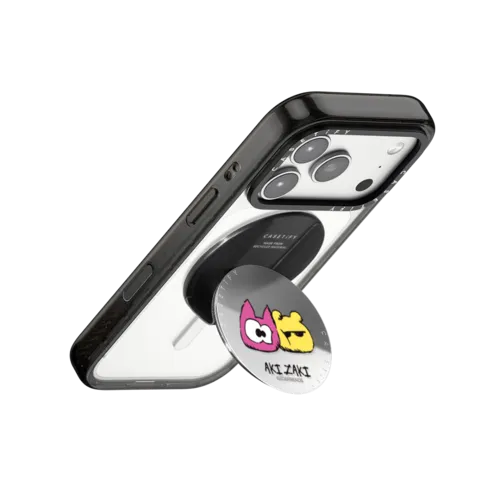 AKIZAKI Snappy Grip Stand | Snappy Grip Stand / Snappy Mirror Grip Stand MagSafe Compatible / Silver | Image 3