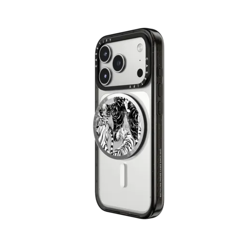White Tiger | Snappy Grip Stand / Snappy Mirror Grip Stand MagSafe Compatible / Silver | Image 2