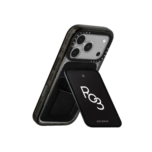 RETEM03 Reflection Snappy Cardholder Stand | Snappy Cardholder Stand / Snappy Cardholder Stand MagSafe Compatible / Black | Image 3