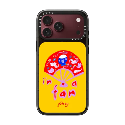 I'm A Fan | iPhone 18 Pro Max / Impact Case MagSafe Compatible - Glossy / Glossy Black | Image 1