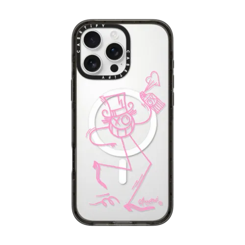 Mr. A Graffiti | iPhone 16 Pro Max / Impact Case MagSafe Compatible / Black | Image 1