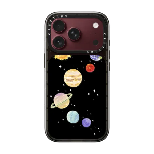 Solar system 3 | iPhone 18 Pro / Impact Case MagSafe Compatible - Glossy / Glossy Black | Image 1