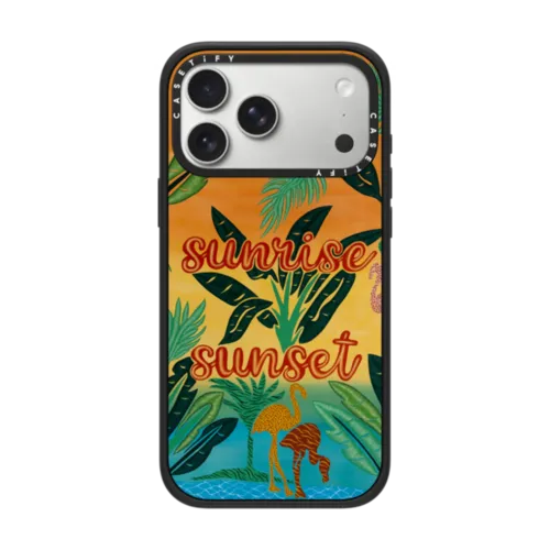 Sunrise Sunset | iPhone 17 Pro Max / Impact Case MagSafe Compatible / Matte Black | Image 1