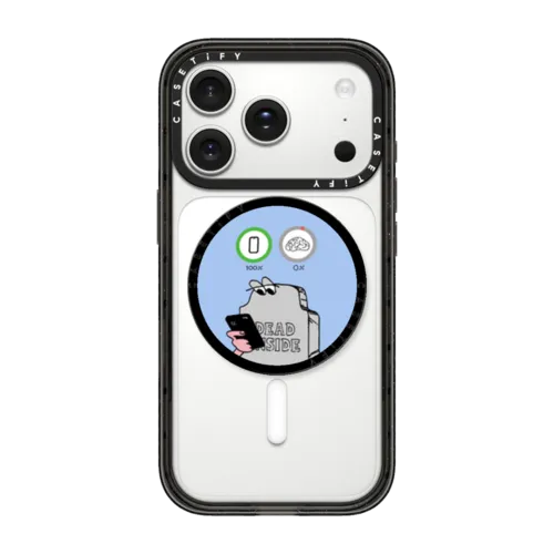 Low Brain Alert | Snappy Grip Stand / Snappy Grip Stand MagSafe Compatible / Black | Image 1