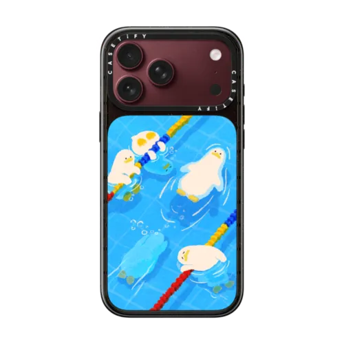 POOL time | iPhone 18 Pro Max / Impact Case MagSafe Compatible - Glossy / Glossy Black | Image 1