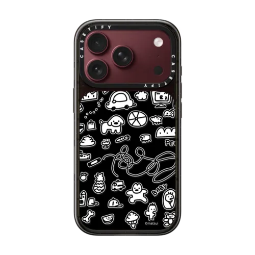 Dog World | iPhone 18 Pro / Impact Case MagSafe Compatible - Glossy / Glossy Black | Image 1