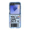 You Can Do It | Galaxy Z Flip6 / Impact Case / Baby Blue | Image 1