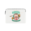 Always Fresh and Hot Burgers by LuLu the Piggy | Small (13") / Impact Laptop Sleeve / Multicolor | Image 1