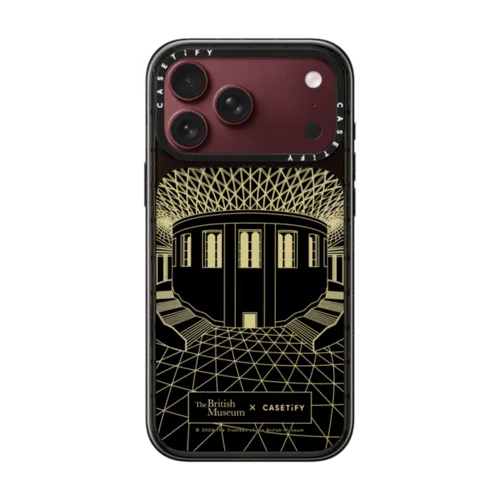 The British Museum Great Court Case | iPhone 18 Pro Max / Impact Case MagSafe Compatible - Glossy / Glossy Black | Image 1