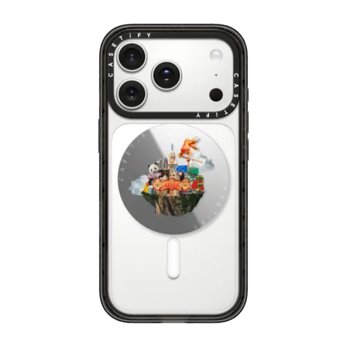 HK Collage - Goldfish | Snappy Grip Stand / Snappy Mirror Grip Stand MagSafe Compatible / Silver | Image 1