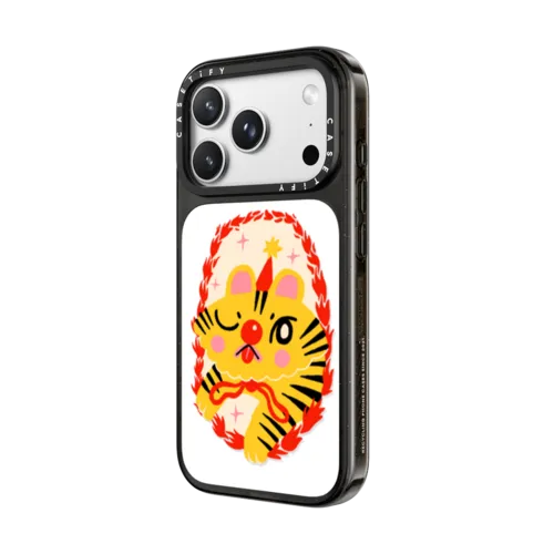 CIRCUS TIGER | iPhone 18 Pro Max / Impact Case MagSafe Compatible - Glossy / Glossy Black | Image 2