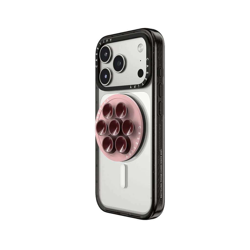 Snappy Snap & Stick Grip Stand MagSafe Compatible - Primrose Pink Paw