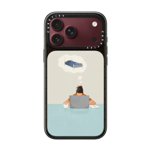 Dreaming of Bed | iPhone 18 Pro Max / Impact Case MagSafe Compatible - Glossy / Glossy Black | Image 1