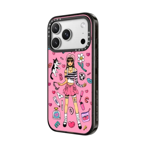 PINK LOVER BY DAHYE | iPhone 17 Pro Max / Impact Case MagSafe Compatible / Black | Image 2