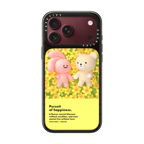 PINK&VEN Sunshine | iPhone 18 Pro Max / Impact Case MagSafe Compatible - Glossy / Glossy Black | Image 1