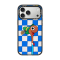Lowly The Worm Checker Phone Case | iPhone 17 Pro Max / Impact Case MagSafe Compatible / Black | Image 1