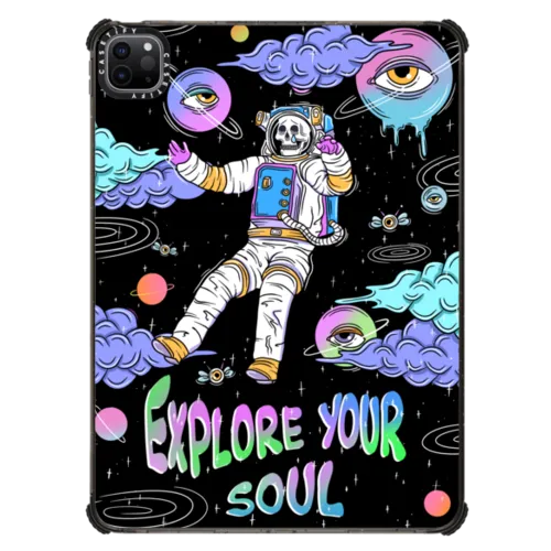 Explore your soul | iPad Pro 11-inch (3rd/4th gen) / iPad Impact Case / Black | Image 1