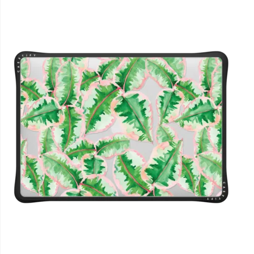 Leafy Green Macbook Case | MacBook Air 13-inch (M1 / Intel) / MacBook Impact Case / Black | Image 2