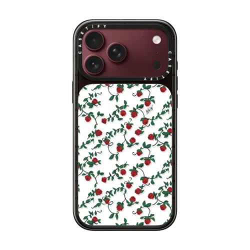 Rosebud | iPhone 18 Pro Max / Impact Case MagSafe Compatible - Glossy / Glossy Black | Image 1