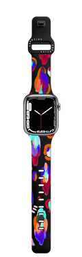 EttaVee Leopard Print No.2 | Apple Watch Series 7-9 (45mm) / Impact Band / Black | Image 1