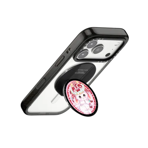 Cherry Lady | Snappy Grip Stand / Snappy Grip Stand MagSafe Compatible / Black | Image 3