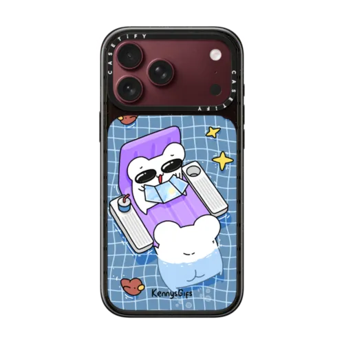 Pool Bread | iPhone 18 Pro Max / Impact Case MagSafe Compatible - Glossy / Glossy Black | Image 1
