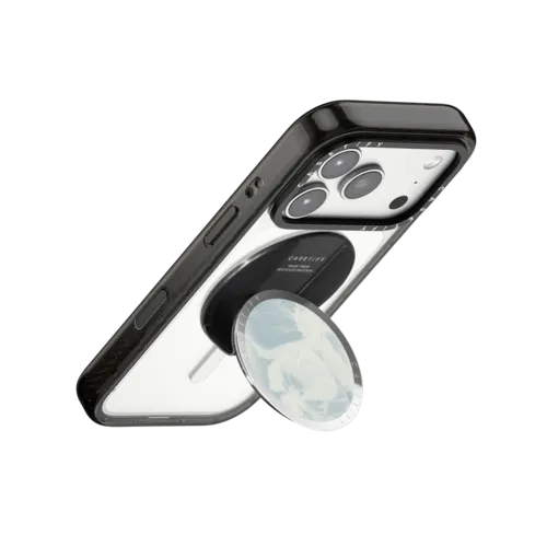 Molecular Poppies | Snappy Grip Stand / Snappy Mirror Grip Stand MagSafe Compatible / Silver | Image 3