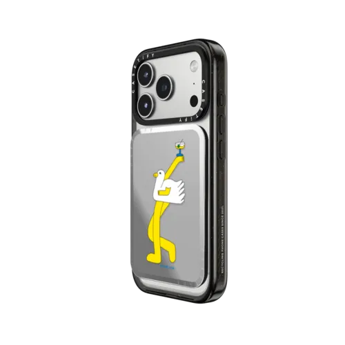 Long Leg Larry | Snappy Cardholder Stand / Snappy Mirror Cardholder Stand MagSafe Compatible / Silver | Image 2