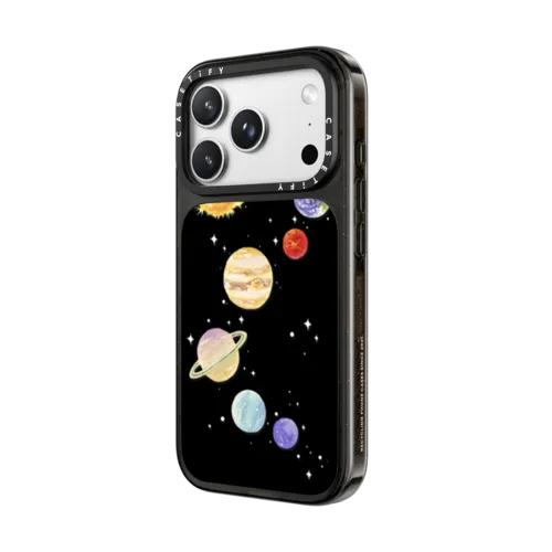Solar system 3 | iPhone 18 Pro Max / Impact Case MagSafe Compatible - Glossy / Glossy Black | Image 2